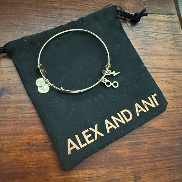 Alex and Ani Harry Potter Glasses and Lightning Bolt Bracelet - Picture 2 of 4